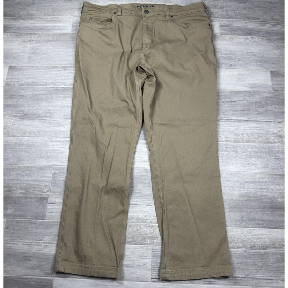 Duluth Trading Company Flex Firehose Khaki Work Pants Slim Fit Men's 40 X 30